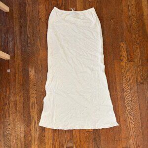 Urban outfitters long white maxi skirt
